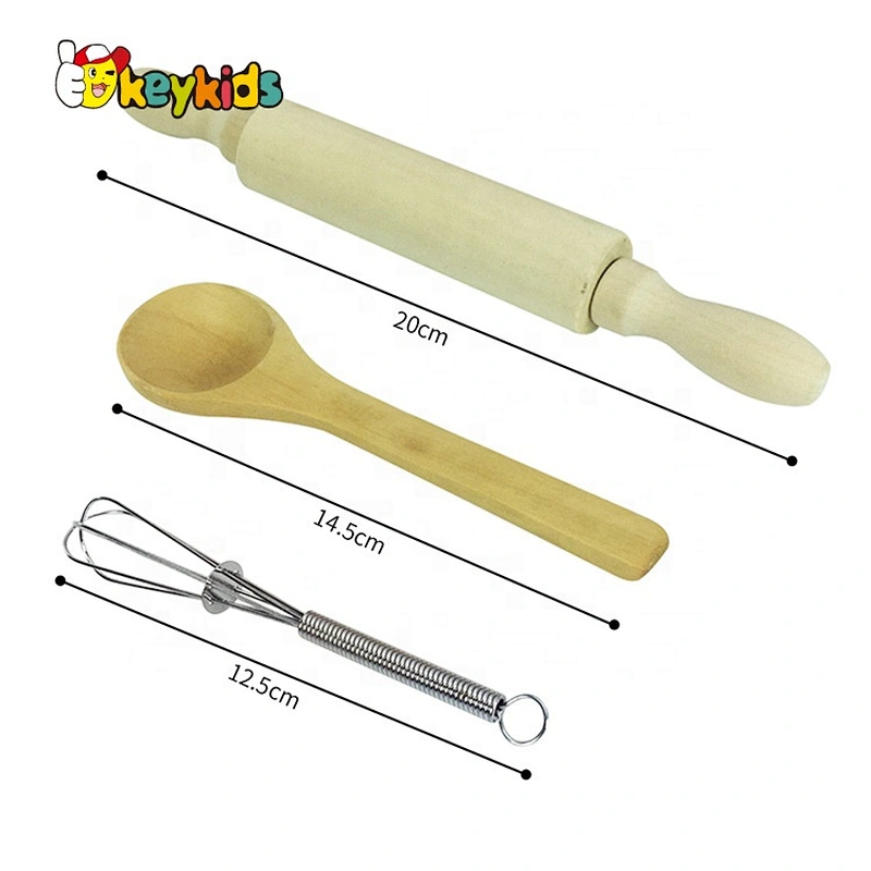 2021 Adorable  carton educational wooden chef set for kids W10D344