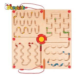 Top sale educational maze wooden toddler board games for preschoolers W11H062
