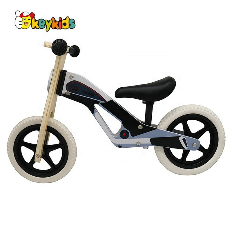 New released mini wooden black balance bike for kids W16C294