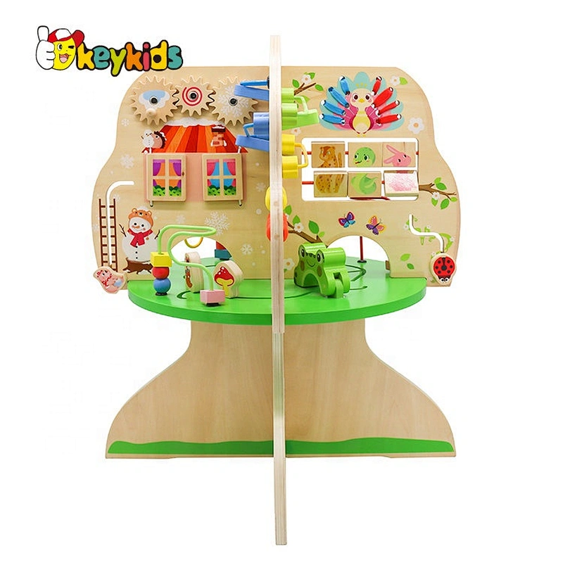 Customize educational wooden abacus counting toy for toddlers W12A046