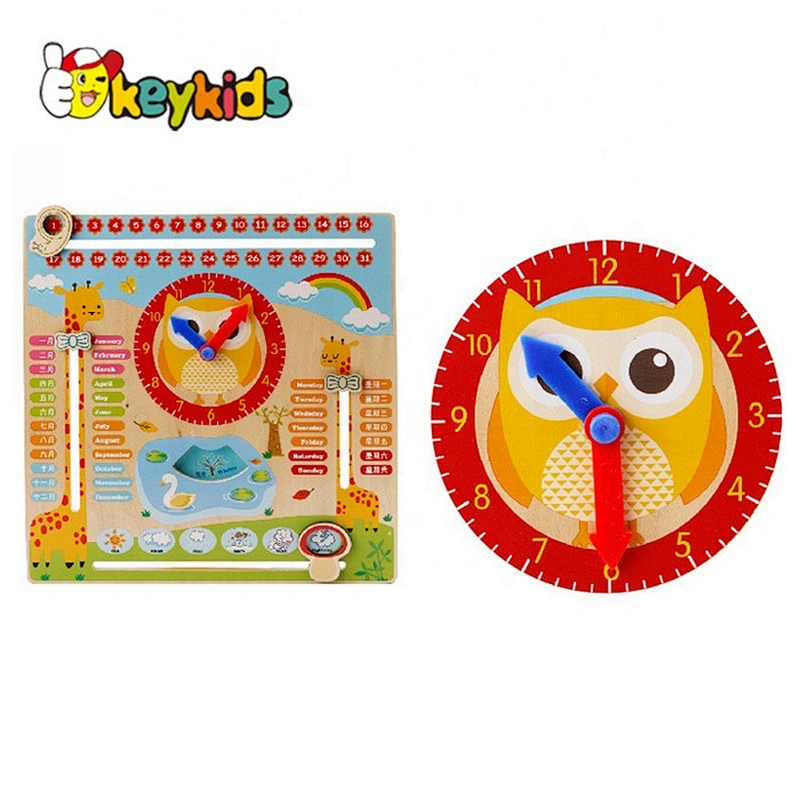 New products children educational wooden advent calendar toys W09F002