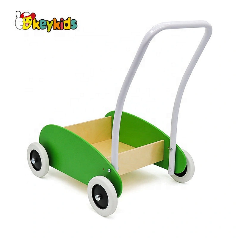 high quality preschool wooden kids walker for push W16E139