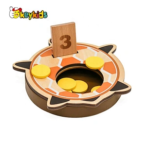 2021 New released number play wooden educational game for children W12E075