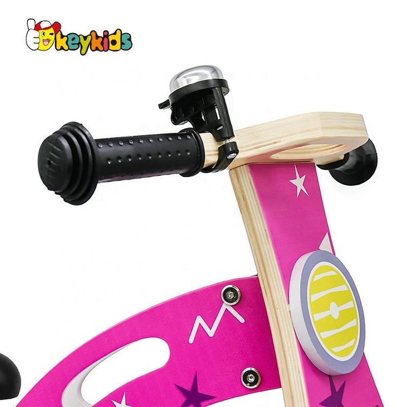 New design pink wooden mini balance bike for kids W16C292