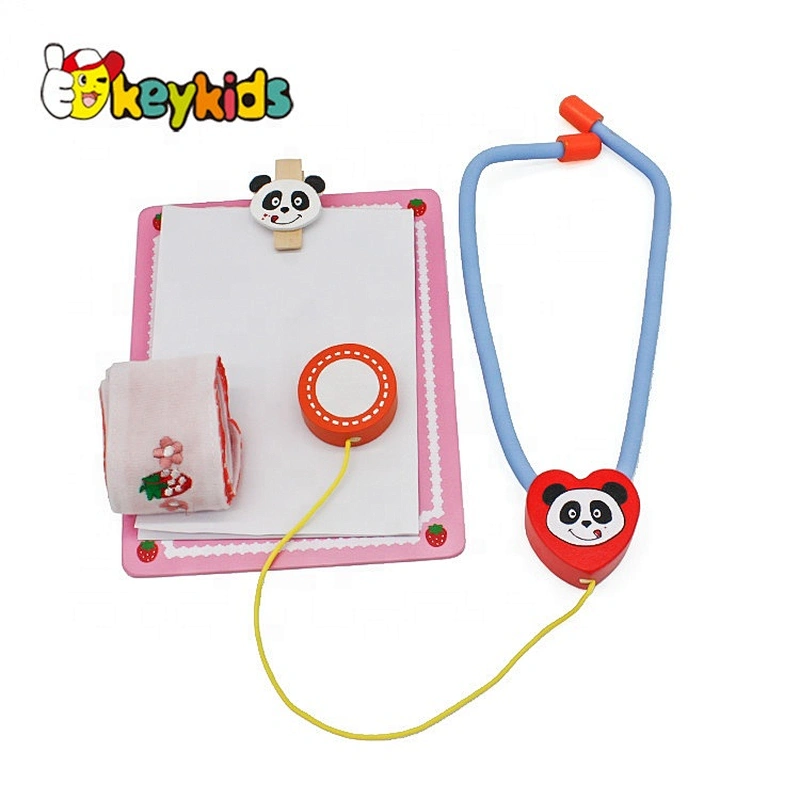 Top sale children wooden doctor toys for wholesale W10D117