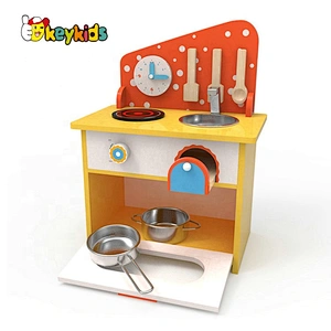 Original Design small wooden kids kitchen set for pretend play W10C426