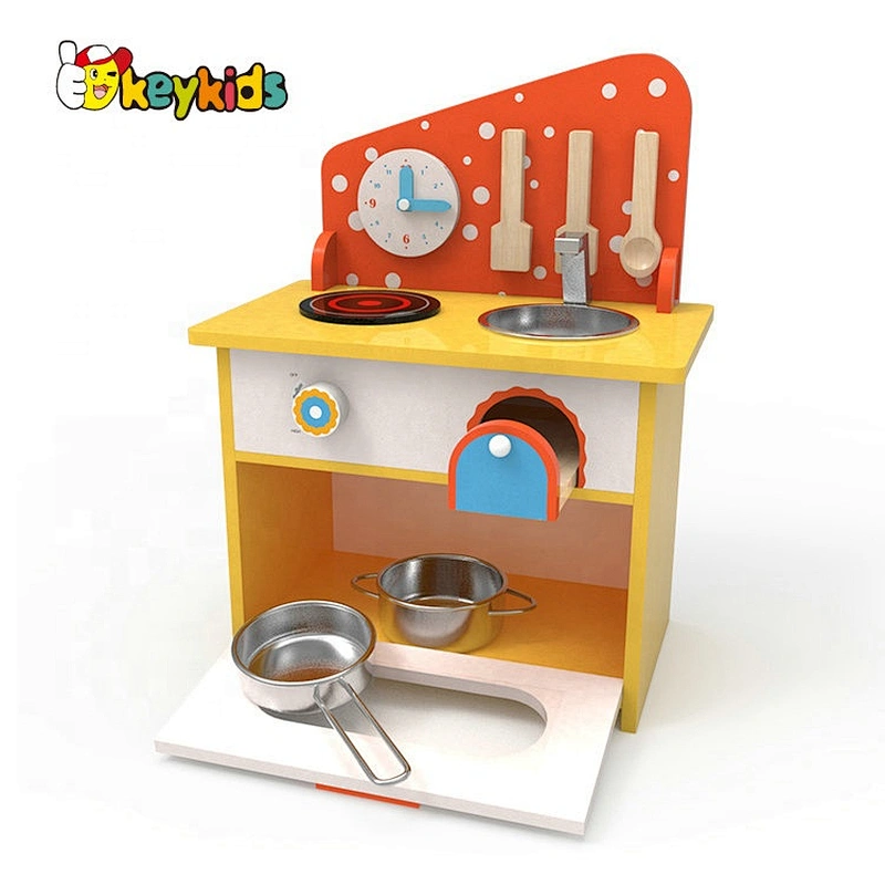 Original Design small wooden kids kitchen set for pretend play W10C426
