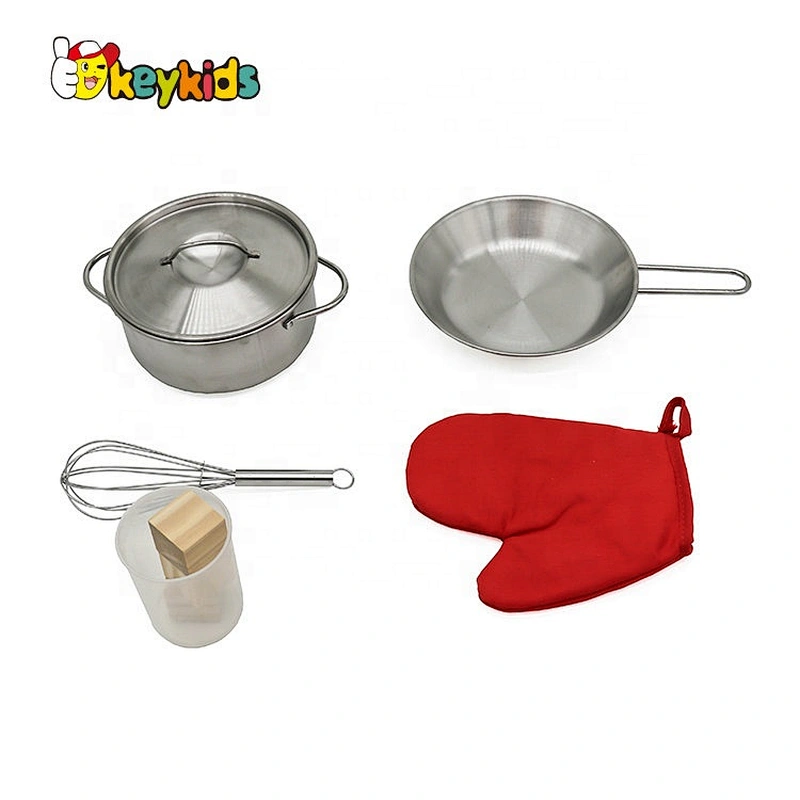 New released children wooden play kitchen with lights and sounds W10C493