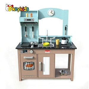 Original Design real wooden kids cooking play set for wholesale W10C461