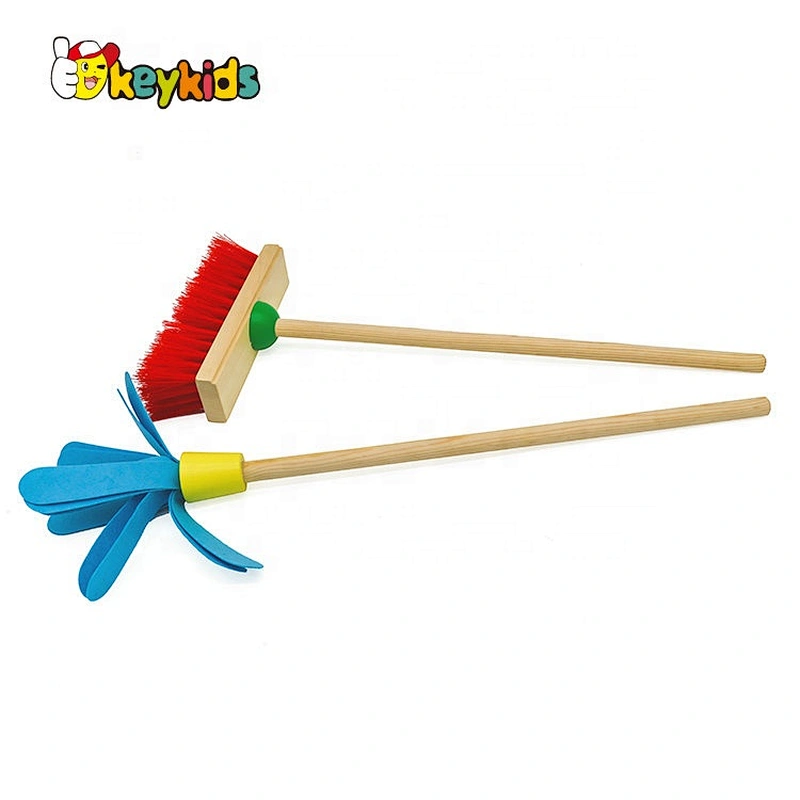 Childrens Wooden Tool Kit Broom Set Pretend Play W10D200