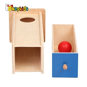 Baby Wooden Montessori Magic Tissue Box W12F097