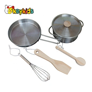 New hottest children wooden kitchen set toys with electronic stove W10C411