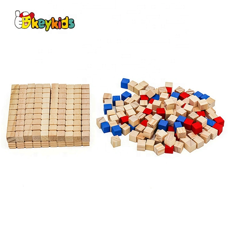 Early number learning wooden base ten set for kids W12E030