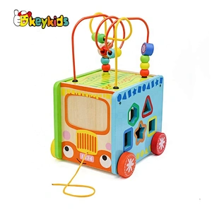 New arrival mini educational wooden baby activity box for wholesale W12D169