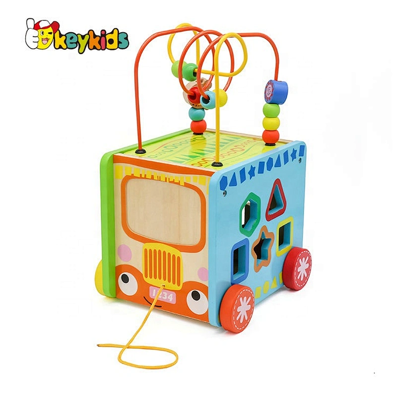 New arrival mini educational wooden baby activity box for wholesale W12D169