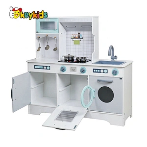 On sale modern wooden electric play kitchen for kids W10C467D