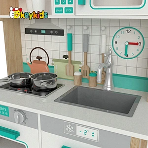 New design boys wooden kids kitchen play set for wholesale W10C600