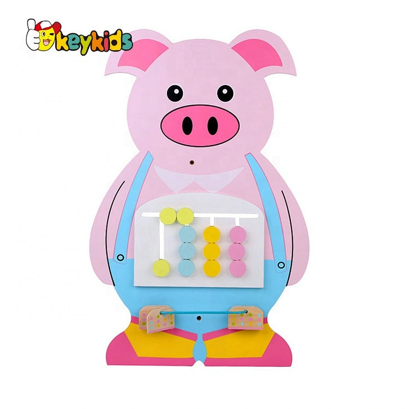 New hottest cartoon wooden kids activity board for education W12D141