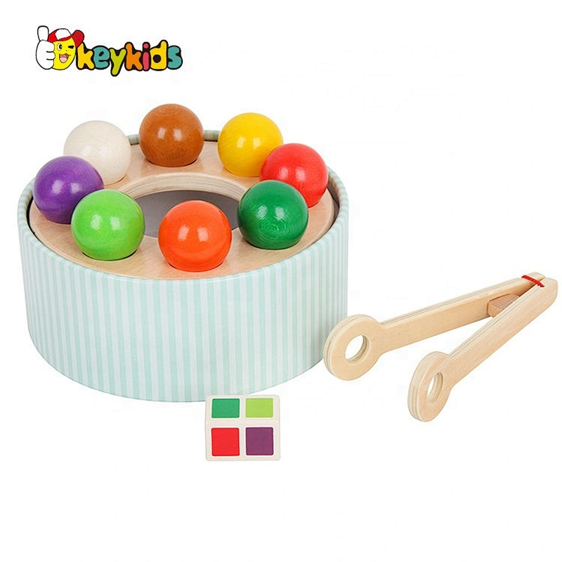 New design early development wooden shape matching toy for baby W13E096
