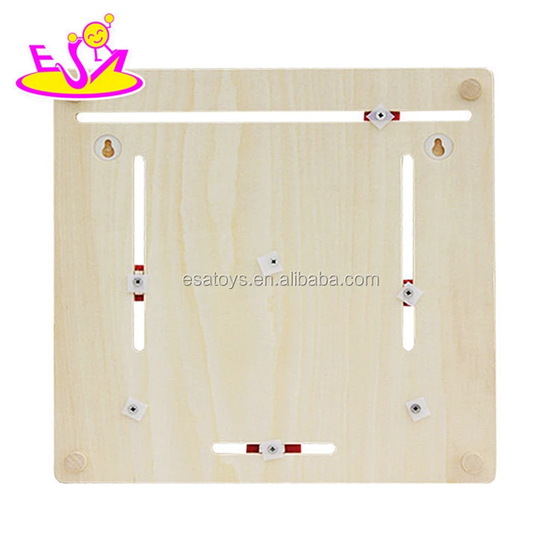 wholesale custom kids educational wooden toy baby calendar W09F005