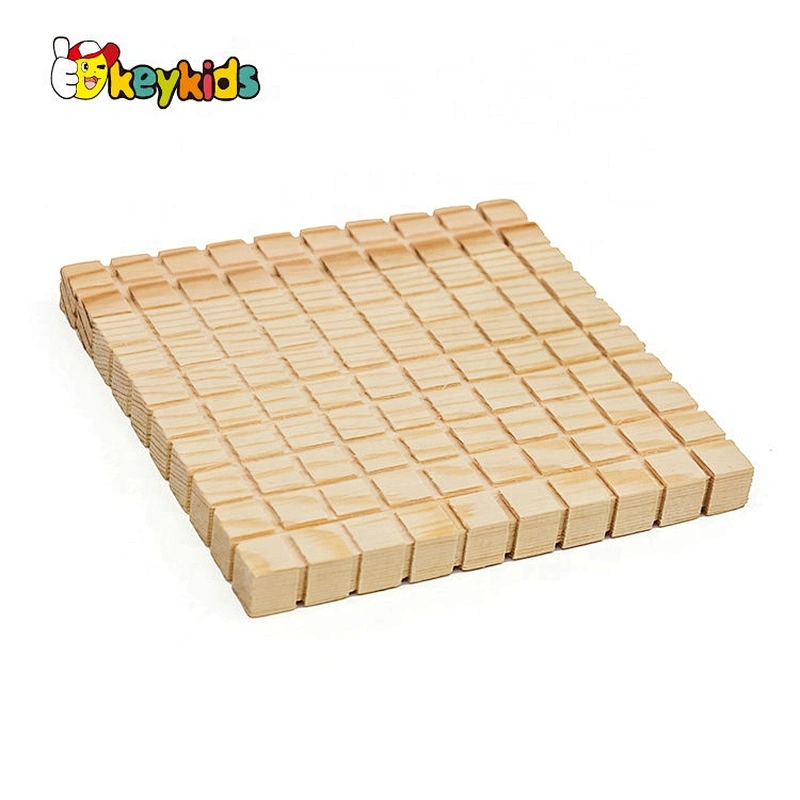 Early number learning wooden base ten set for kids W12E030