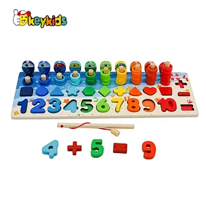 Customize magnetic wooden learning board for baby W12D227