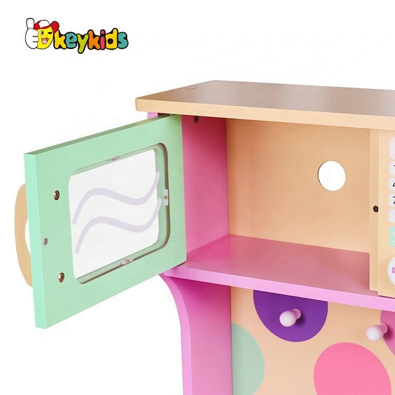 New design large kitchen wooden kids cooking toys for pretend play W10C283