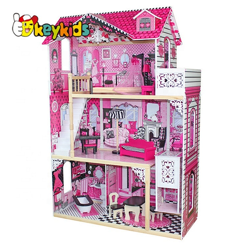Top Sale Wooden Barbie Girl House Set For Wholesale W06A101