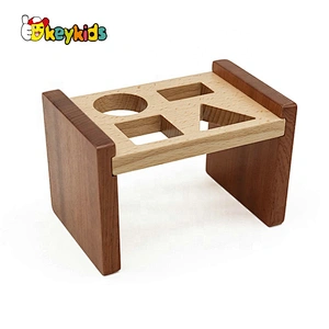 2019 New arrival educational wooden shape sorter for 9 month baby toys W13E085