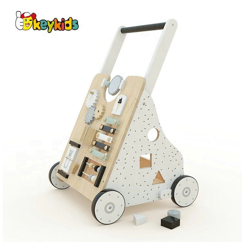 New design early learning centre wooden pram walker for babies W16E159