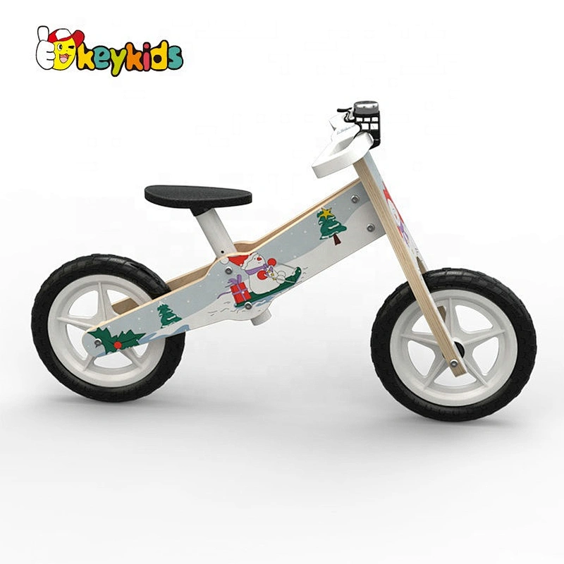 New design Christmas style wooden balance bicycle for kids W16C272