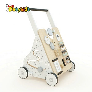 New design early learning centre wooden pram walker for babies W16E159