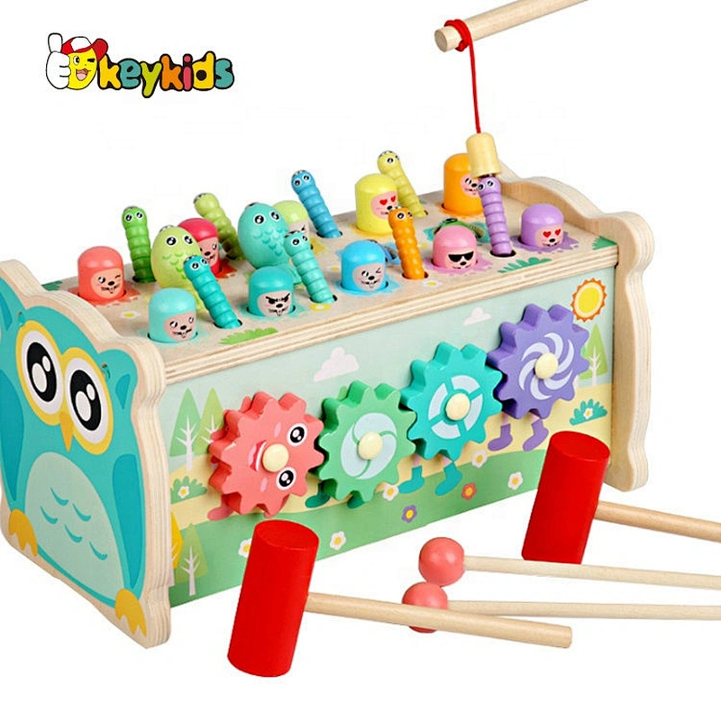 New released baby educational wooden toys for 6 month old W11G083
