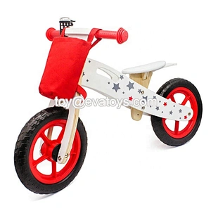 Ready To Ship Pedal Less Wooden Push Bike For Wholesale W16C194D