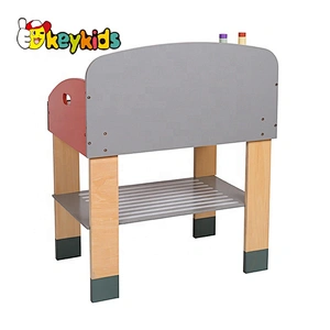 wholesale pretend play wooden toy bbq set for children W10D279