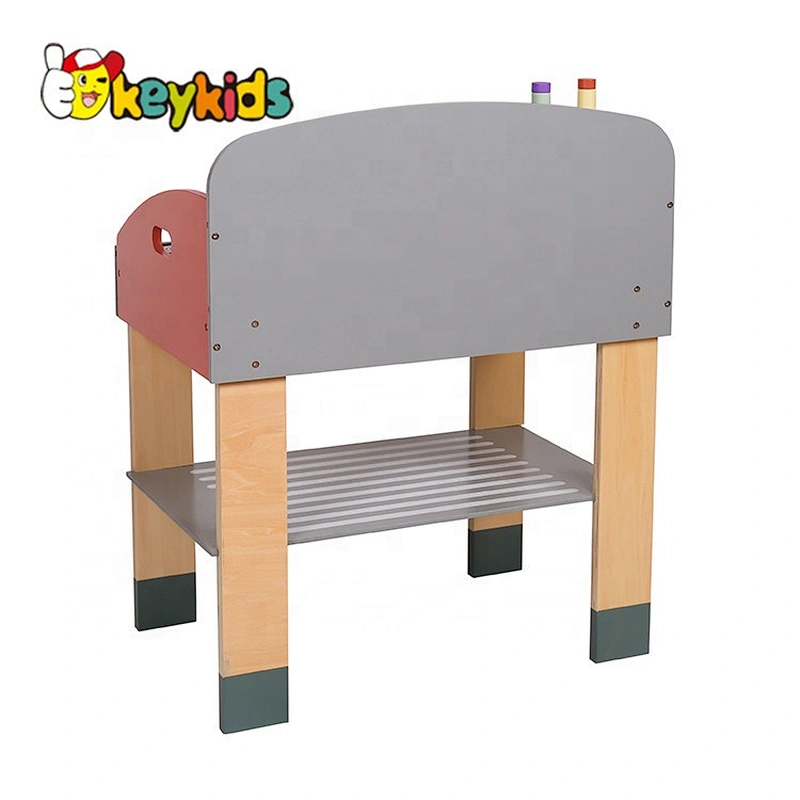 wholesale pretend play wooden toy bbq set for children W10D279