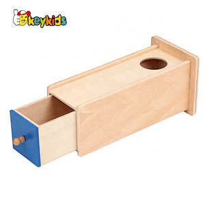 Baby Wooden Montessori Magic Tissue Box W12F097