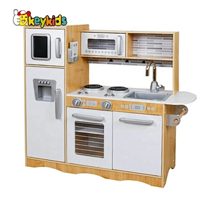 New Design Miniature Wooden Barbie Doll Kitchen Set For Children W10C564