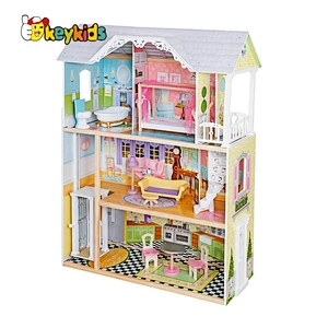 New Hottest Girls Play Wooden Big Barbie Doll Dream House Set For Wholesale W06A418