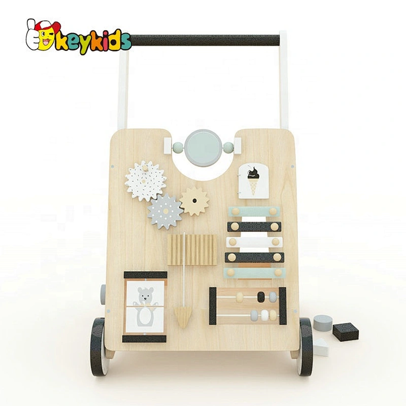 New design early learning centre wooden pram walker for babies W16E159