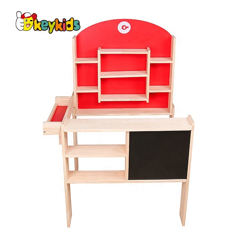 New Design Wooden Play Supermarket For Kids Pretend Play W10A096
