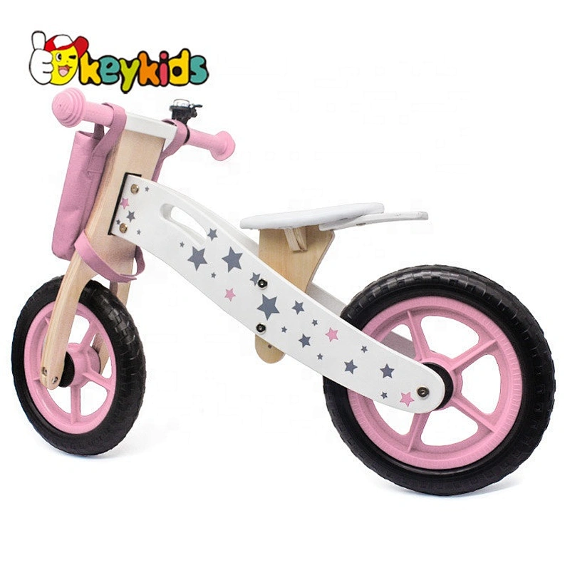 Top Sale Girls Pink Wooden Baby Balance Bike For Wholesale W16C194B