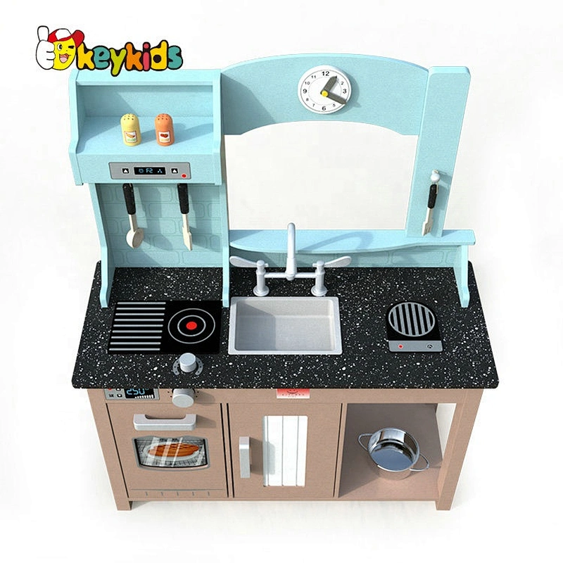 Original Design real wooden kids cooking play set for wholesale W10C461