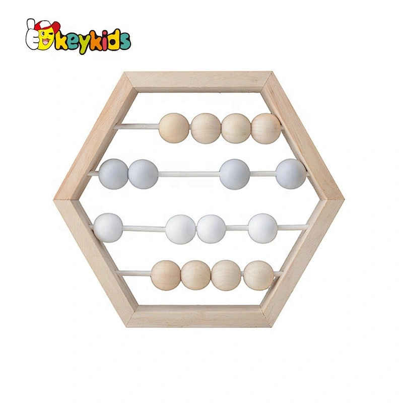 New hottest educational wooden baby abacus toy for count W12A039