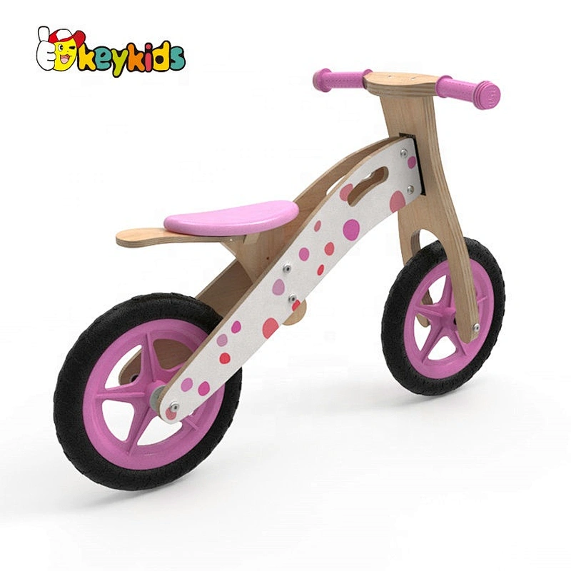 Customize mini pink wooden bicycle frame for girls W16C309H