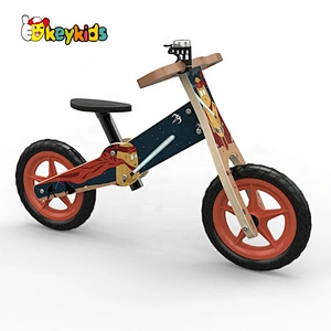 Original Design Red Wooden Push Bicycle For Children W16C265