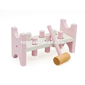 Custom diy montessori wooden shape sorter activity cube for baby W12D307