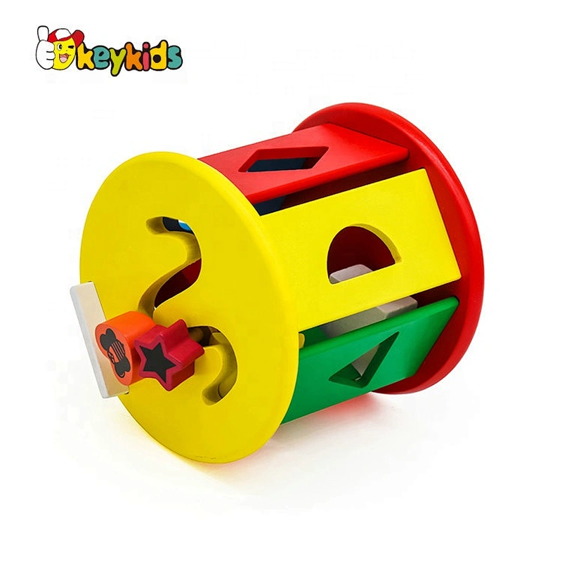 Creative multi-function shape sort wooden educational toys for toddlres W12D145