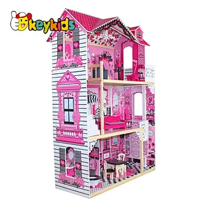 Top Sale Wooden Barbie Girl House Set For Wholesale W06A101
