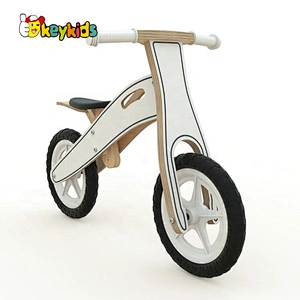 Cistomize white mini wooden tricycle for toddlers W16C309G